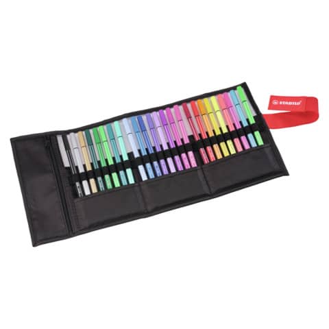 Pennarelli Stabilo Pen 68 arty - tratto 1 mm - colori assortiti Rollerset 25 pezzi - 6825-071-20